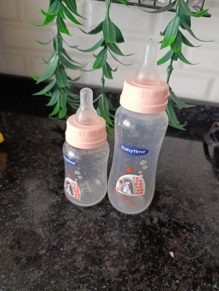 Pembe Pastel Bebek Biberon Seti - Görsel 4