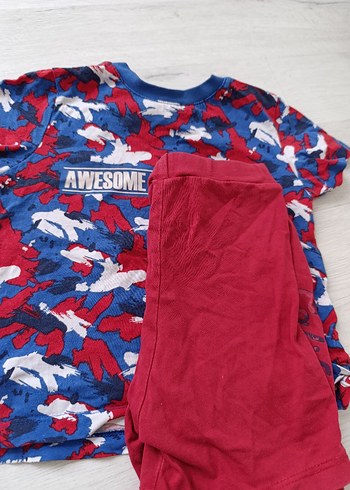 Renkli Batik Desenli Erkek Pijama Takımı