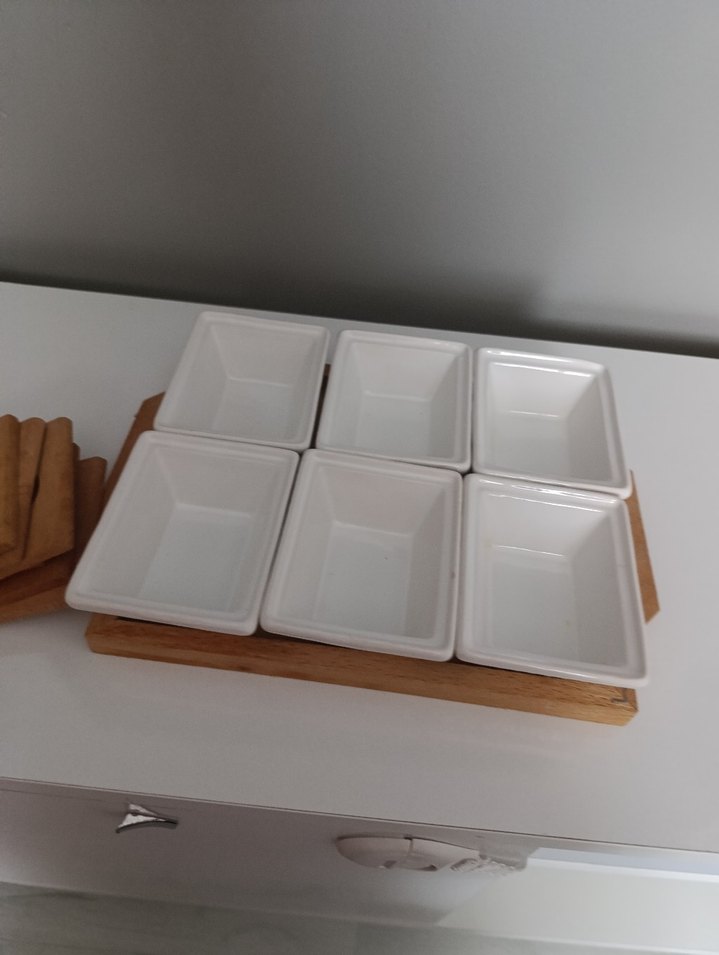 Bej Kapaklı 6'lı Saklama Kabı Seti - Görsel 2