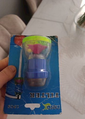 Renkli Mavi musluk başlığı - Görsel 4