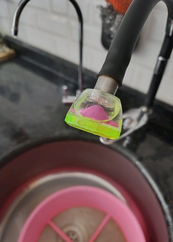 Renkli Mavi musluk başlığı - Görsel 7