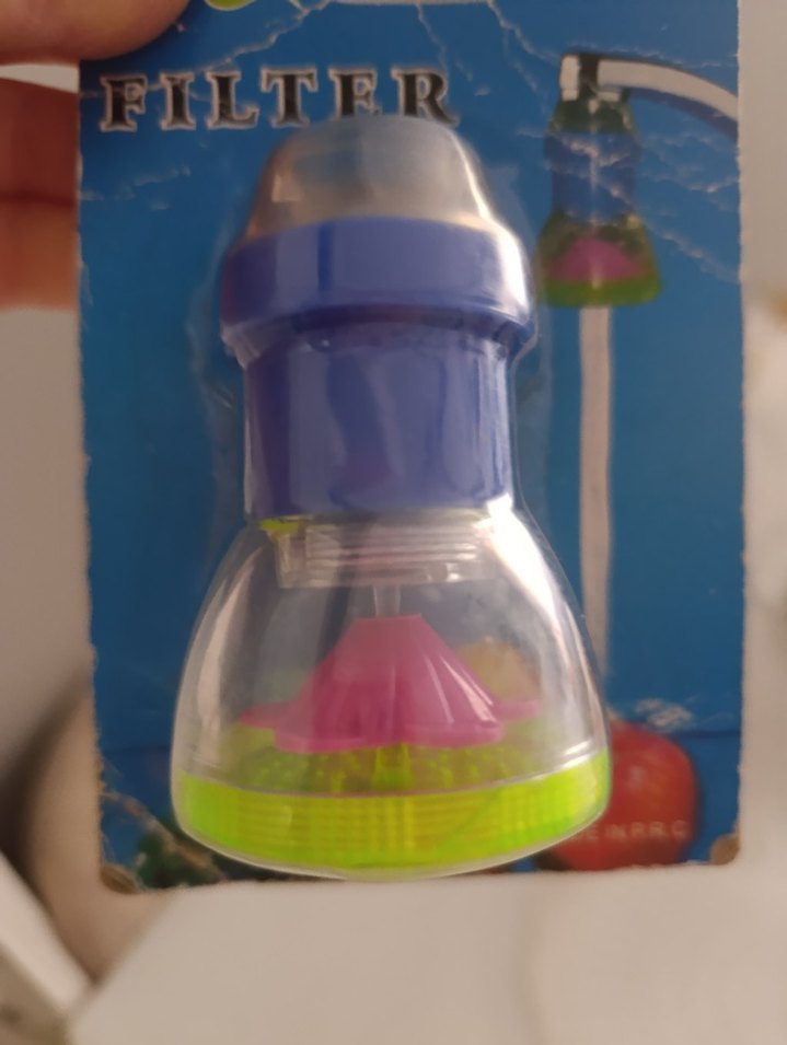 Renkli Mavi musluk başlığı - Görsel 5