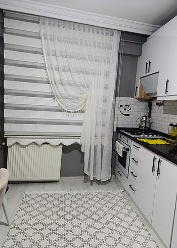 Beyaz Modern Tül Perde kanat 2 adet - Görsel 7