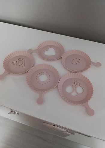 Pastel Pembe Kek Kalıpları Seti - Görsel 2