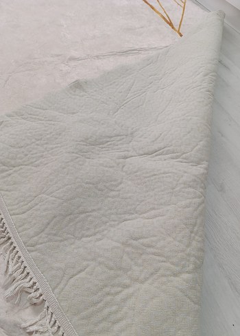 Modern Klasik Gold Beyaz Halı - Görsel 6