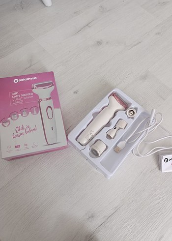 4'ü 1 Arada Pembe Kadın Epilatör Seti - Görsel 7