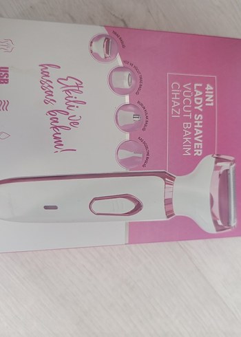 4'ü 1 Arada Pembe Kadın Epilatör Seti - Görsel 5