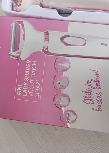4'ü 1 Arada Pembe Kadın Epilatör Seti - Görsel 6