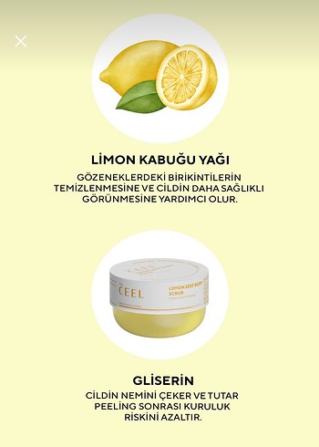 The Ceel Limon Özlü Vücut Peelingi 275 gr - Görsel 3