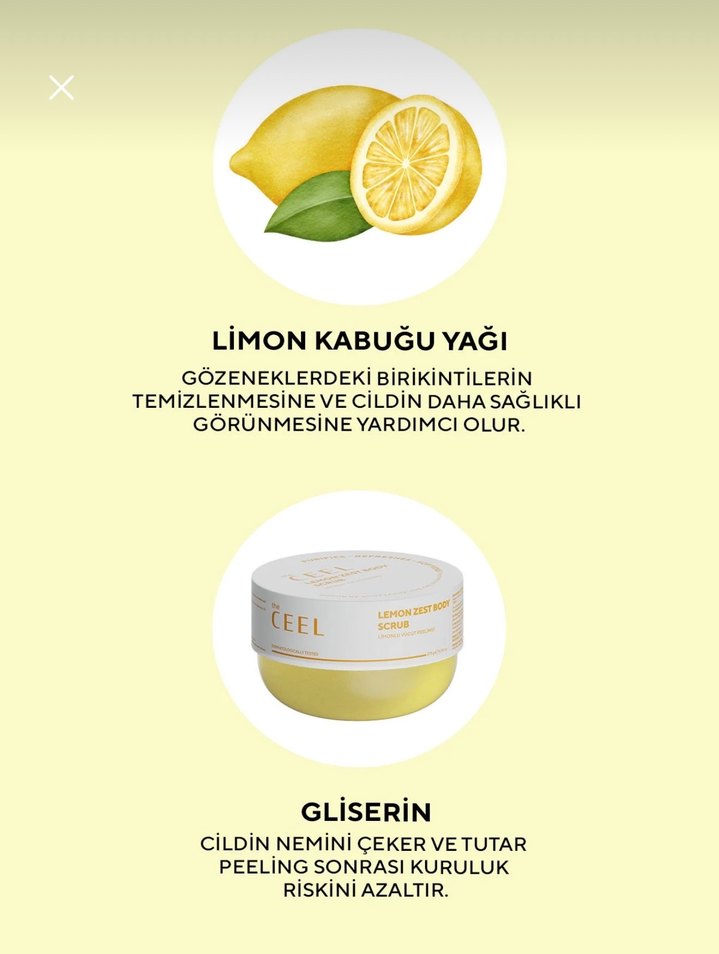 The Ceel Limon Özlü Vücut Peelingi 275 gr - Görsel 3