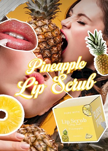 Pure With Ananas Aromalı Dudak Peelingi 25 Gr - Görsel 3