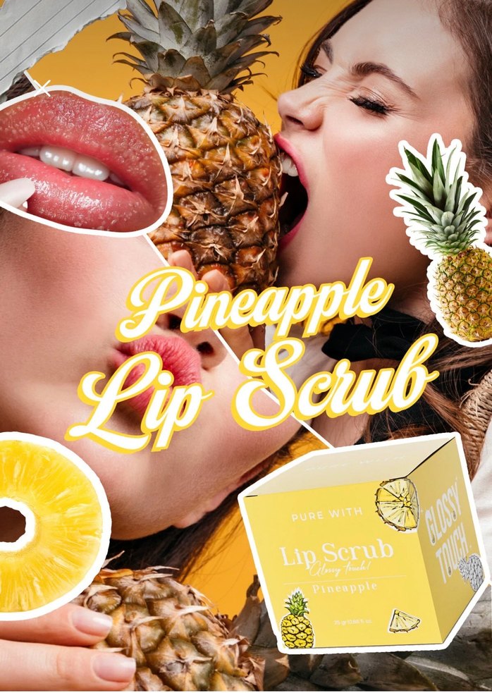 Pure With Ananas Aromalı Dudak Peelingi 25 Gr - Görsel 3