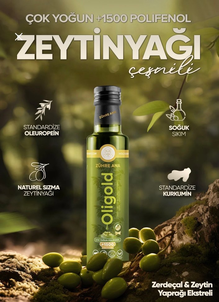 Zühre Ana Oligold Soğuk Sıkım Zeytinyağı 250 ml - Görsel 3