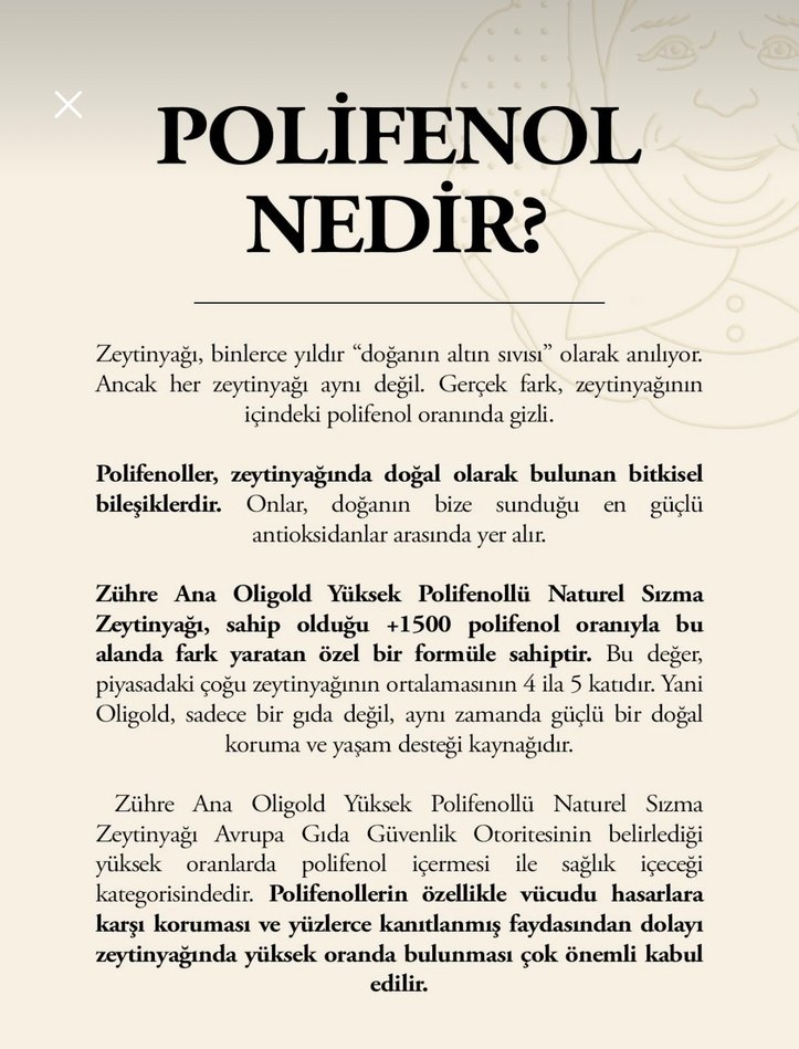 Zühre Ana Oligold Soğuk Sıkım Zeytinyağı 250 ml - Görsel 4