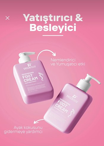 Greentech Topuk Çatlak ve Ayak Bakım Kremi 100 ml - Görsel 2
