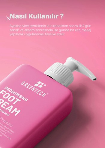Greentech Topuk Çatlak ve Ayak Bakım Kremi 100 ml - Görsel 4