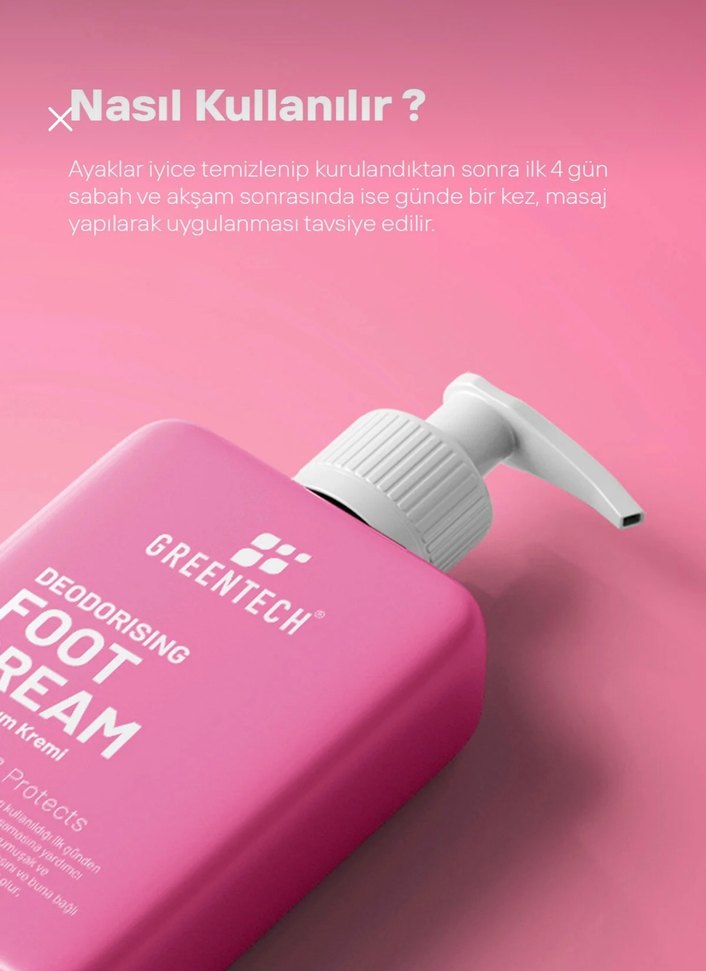 Greentech Topuk Çatlak ve Ayak Bakım Kremi 100 ml - Görsel 4