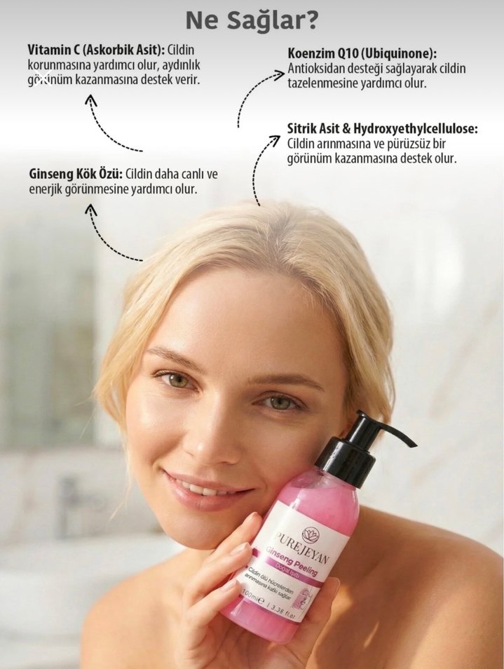 PURE JEYAN Ginseng Peeling 100 ml - Görsel 3