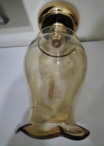 Bej Renkli Şeffaf şamdan - Görsel 2