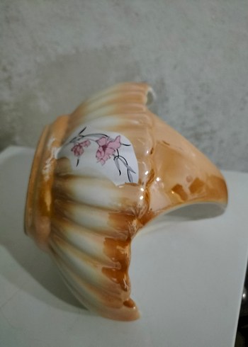 Bej Pastel Seramik Sepet - Görsel 2