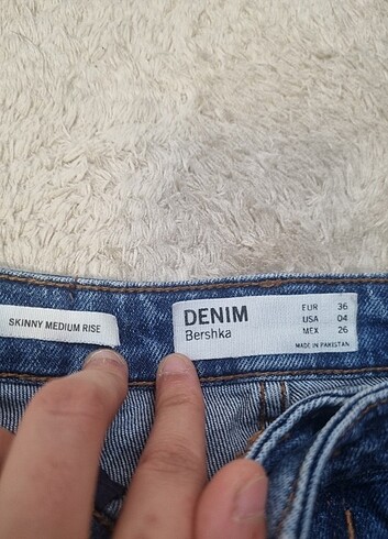 36 Beden Bersahka Kot pantolon