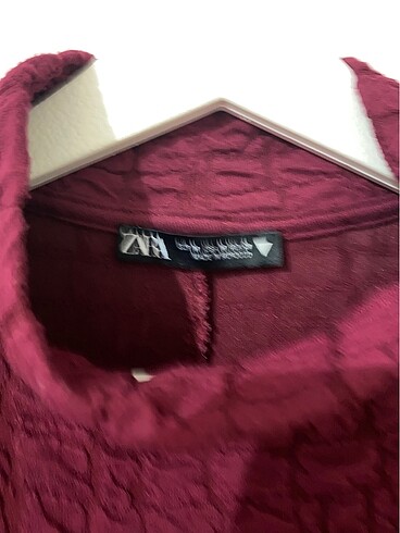 Zara Zara Bordo Elbise