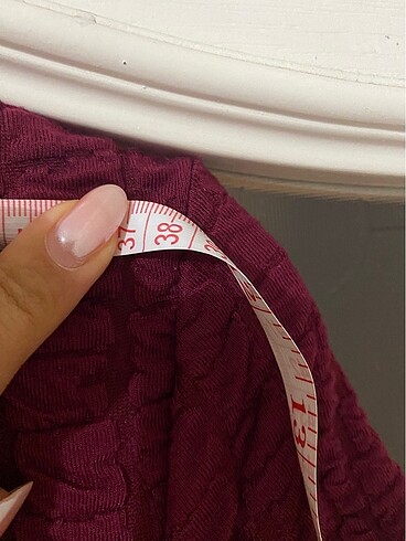 m Beden Zara Bordo Elbise