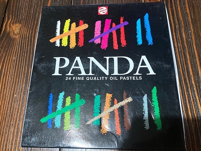Panda fıne qualıty oıl pastels 24 lü