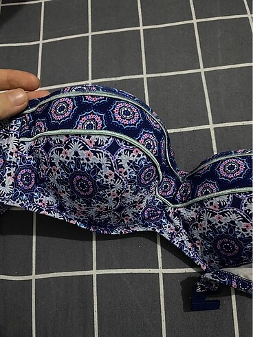 36 Beden lacivert Renk Bikini üstü