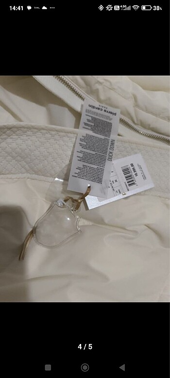 36 Beden beyaz Renk Pierre Cardin Mont