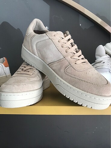 38 Beden Hakiki Deri Bağcıklı Sneakers