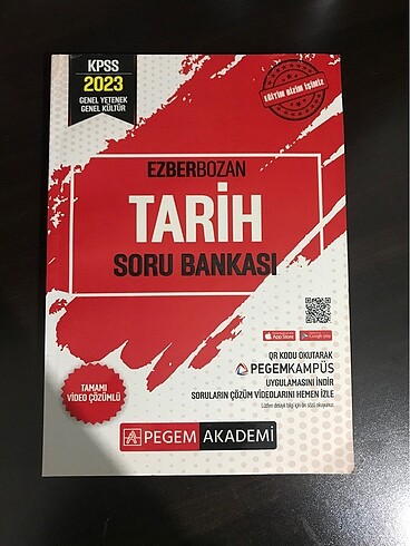 Pegem 2023 Kpss Tarih Soru bankası