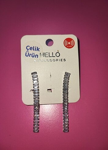 Su Yolu Çelik Küpe