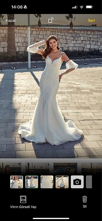 Aysira Gelinlik Balık Model Aysira