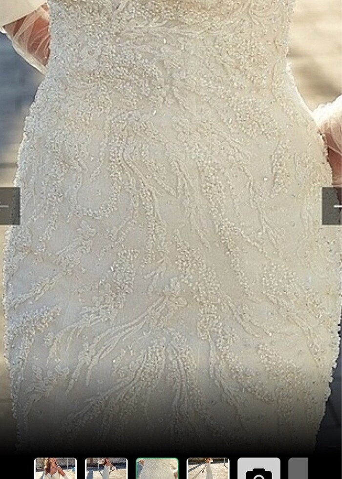 Gelinlik Balık Model Aysira - Görsel 3