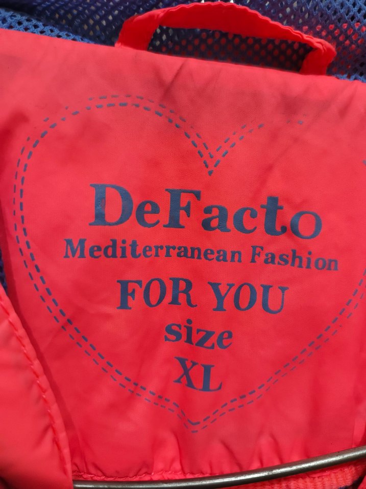 Renkli Pembe Fermuarlı Kadın Yağmurluk - Görsel 3