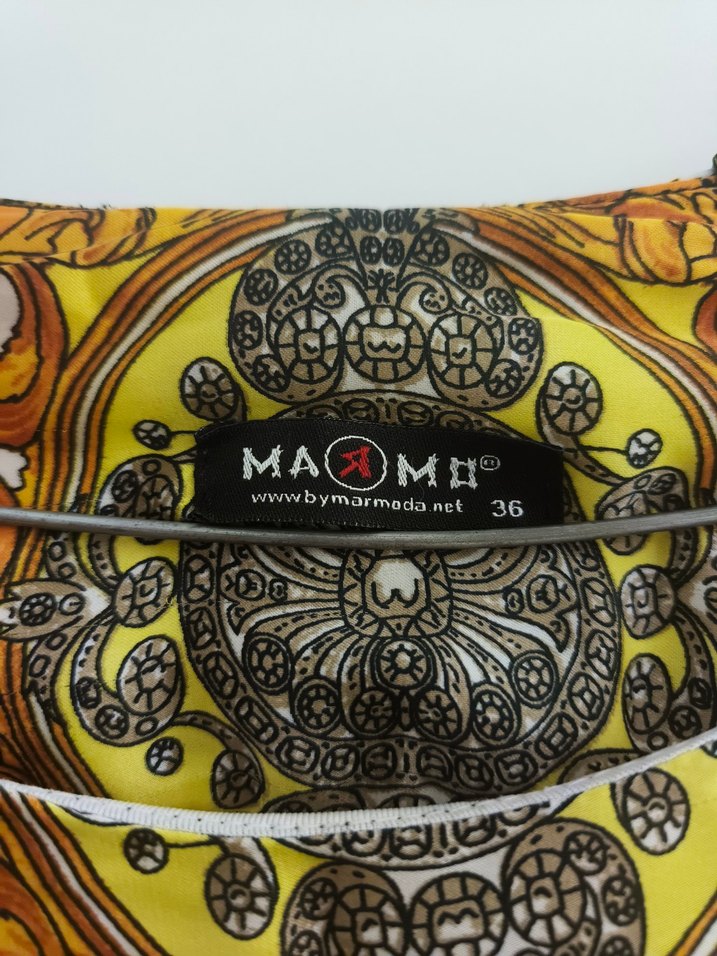 Renkli Bohem Desenli Midi Kadın Tunik - Görsel 3