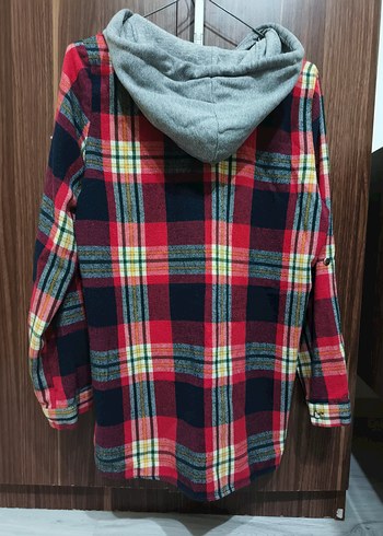 Renkli Düğmeli Uzun Kollu Salaş Kadın Gömlek - Görsel 2