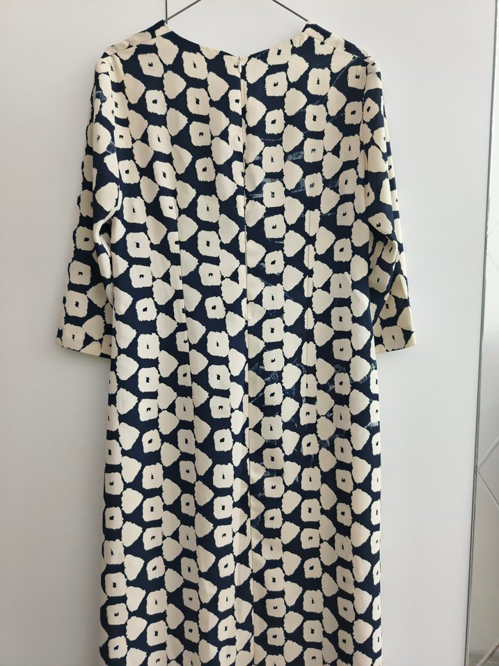 Geniş Kesim, Kısa Kollu Kadın Uzun Elbise - Görsel 2