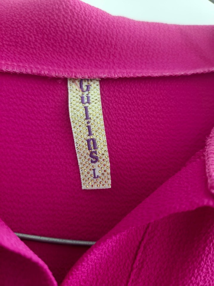 Uzun Kollu, İşlemeli Pembe Bohem Tunik - Görsel 3