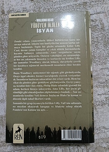  Beden WALKING DEAD yürüyen ölüler isyan