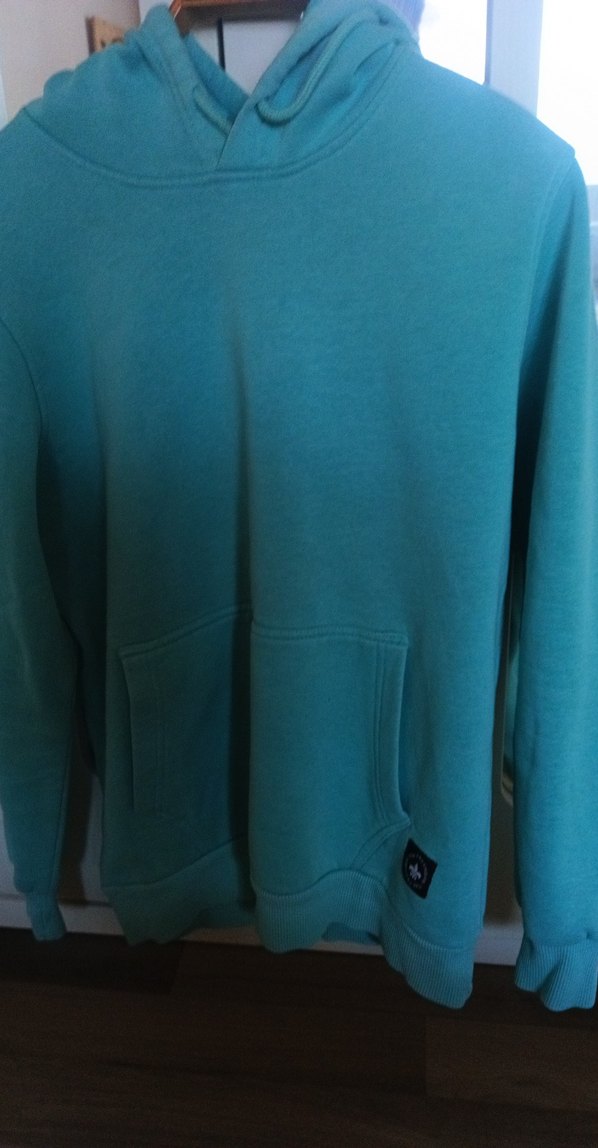 Turkuaz Kadın Sweatshirt, Uzun Kollu, Normal Boy - Görsel 2