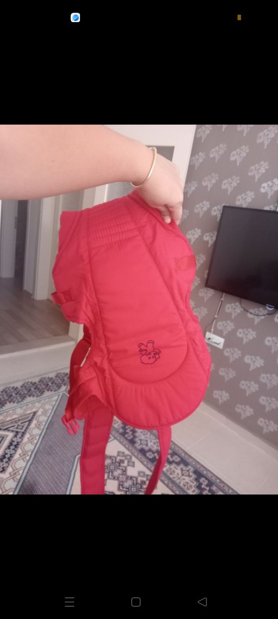 Kırmızı Bebek Taşıyıcı - Görsel 3