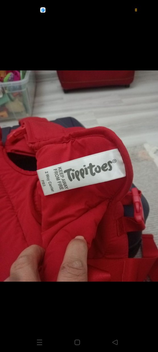 Kırmızı Bebek Taşıyıcı - Görsel 4