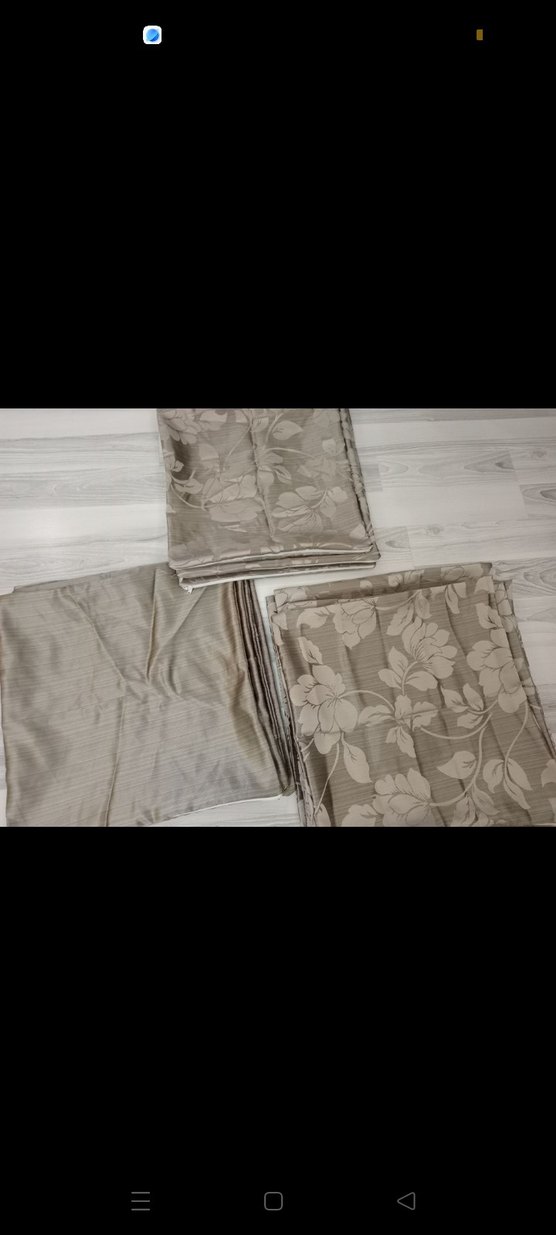 krem çiçek baskılı kırlent kilifi - Görsel 5