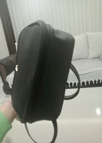 Klasik Siyah Deri Kadın El Çantası - Görsel 5