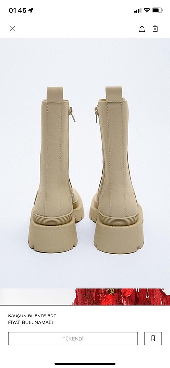 41 Beden camel Renk ZARA BOT