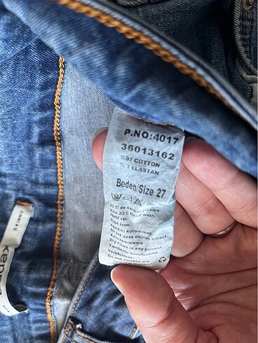 27 Beden lacivert Renk Pantalon
