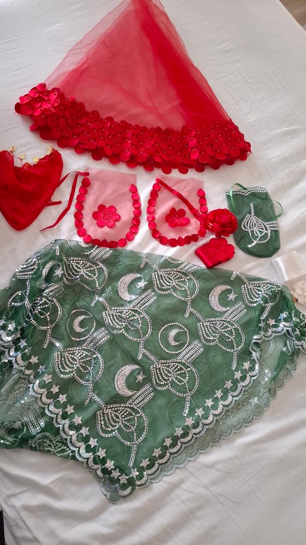 Gelin Damat Duvak Seti - Görsel 2