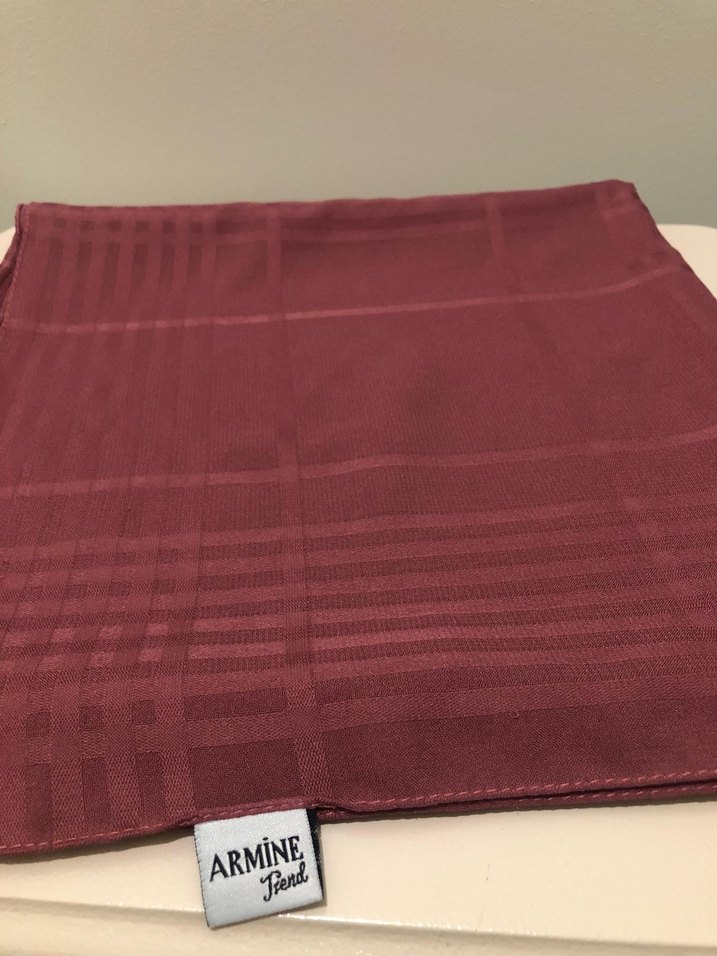Armine Trend Bayan Başörtü Eşarp Fuşya - Görsel 4